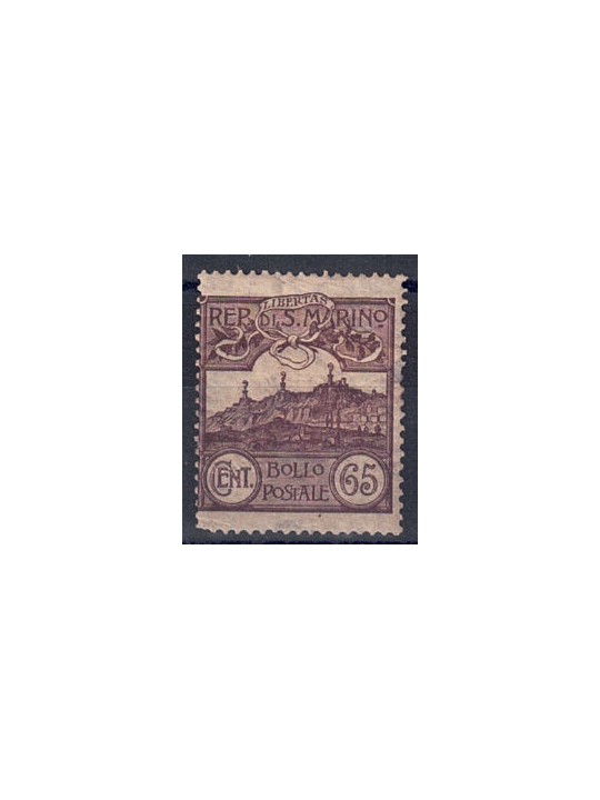 SAN MARINO 1903 65c bruno MH*