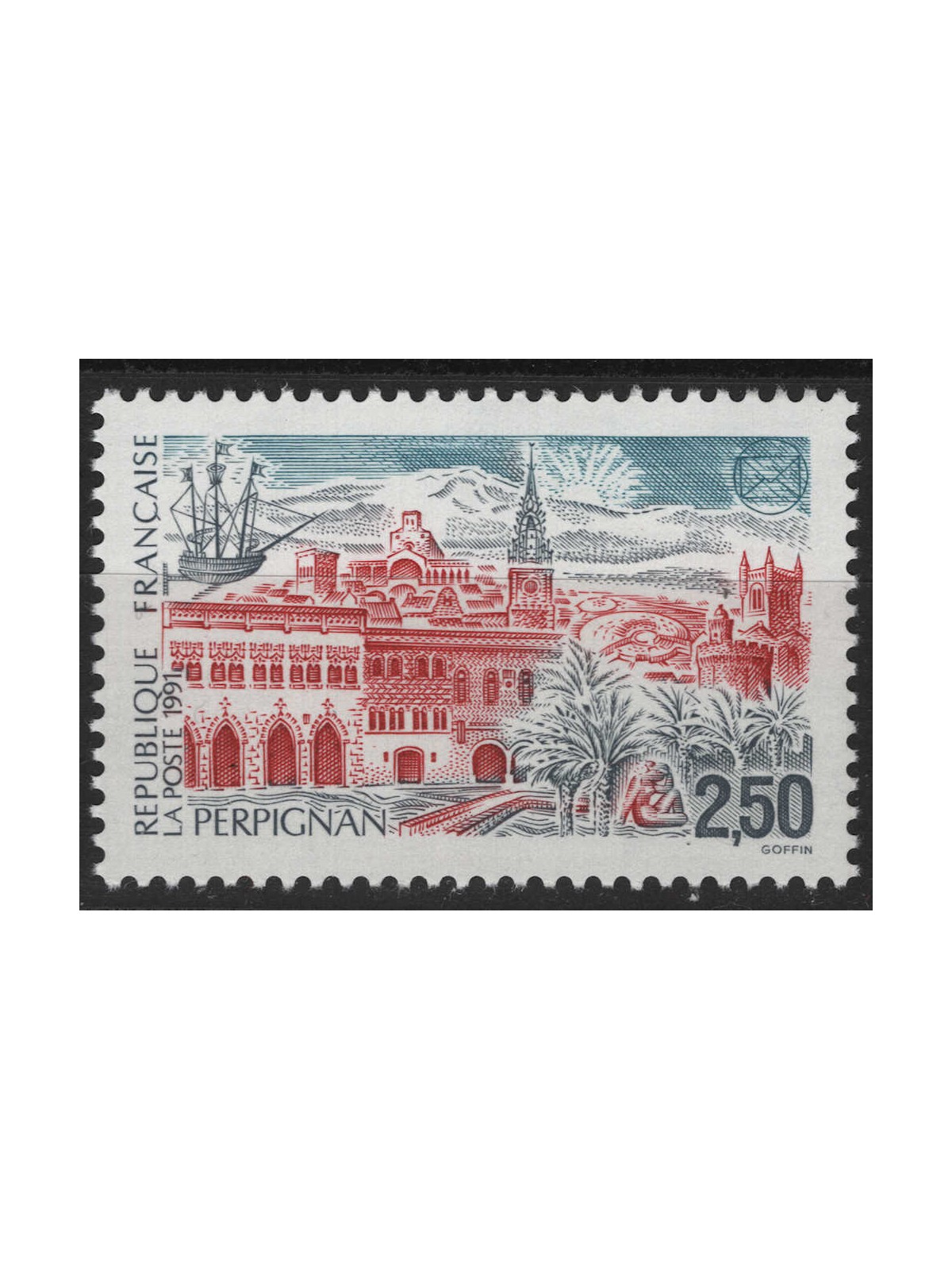 FRANCIA 1991 Società Filateliche Francesi MNH**