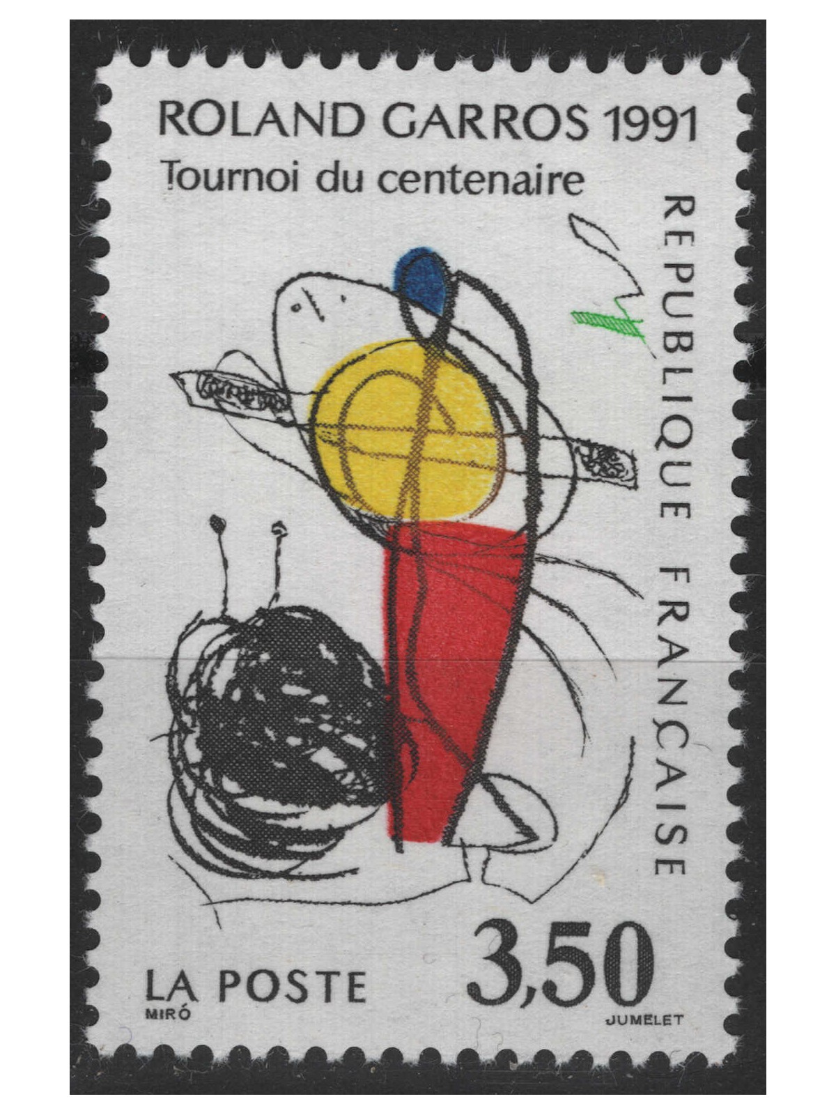 FRANCE 1991 Roland Garros MNH**