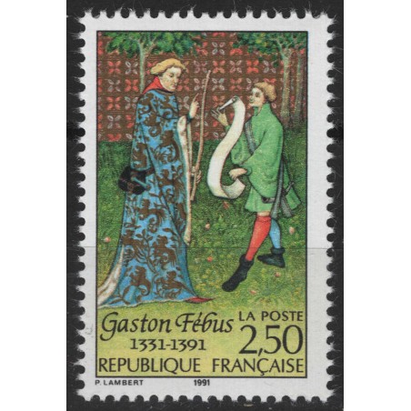 FRANCE 1991 Gaston III de Foix MNH**