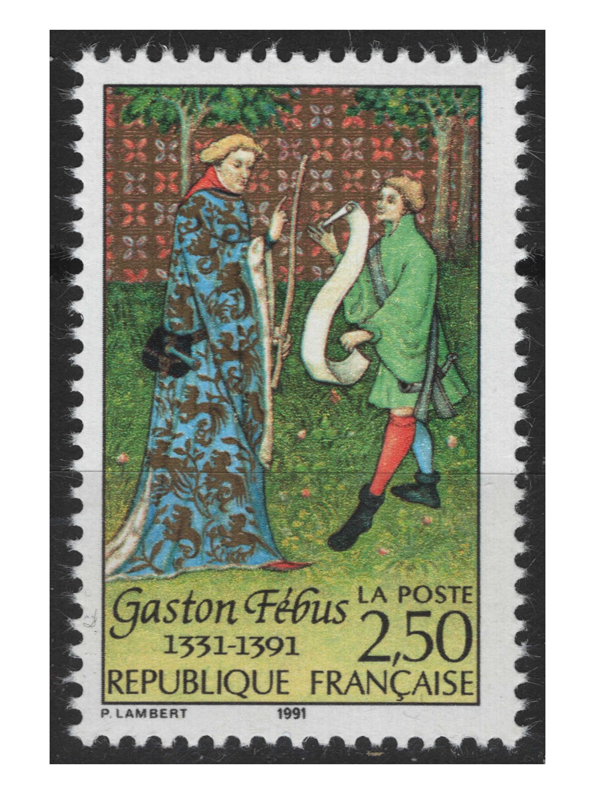 FRANCE 1991 Gaston III de Foix MNH**