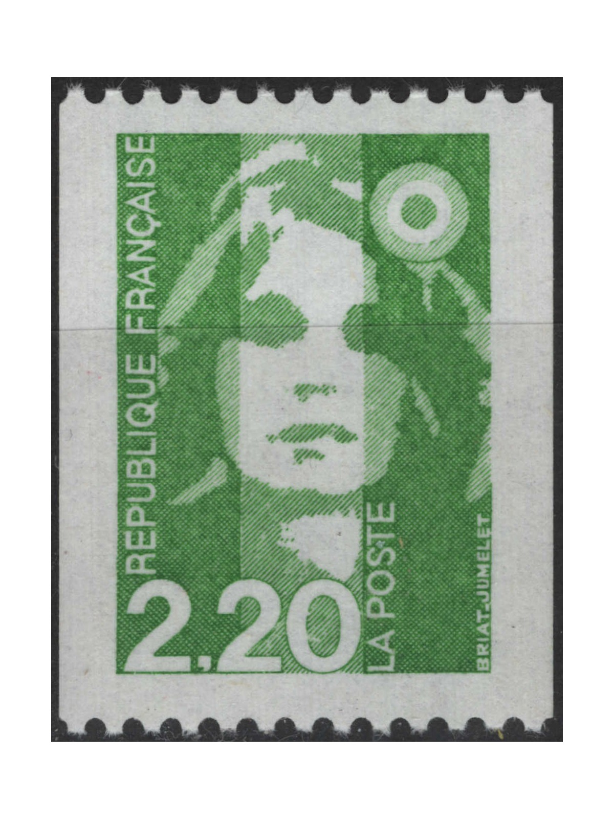 FRANCIA 1991 Marianna del Bicentenario (2,20 verde coil) MNH**