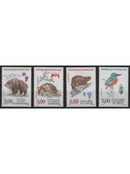 FRANCIA 1991 Natura in Francia 4v MNH**