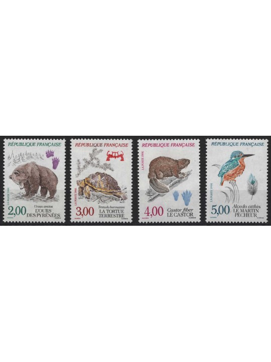 FRANCE 1991 Nature in France 4v MNH**
