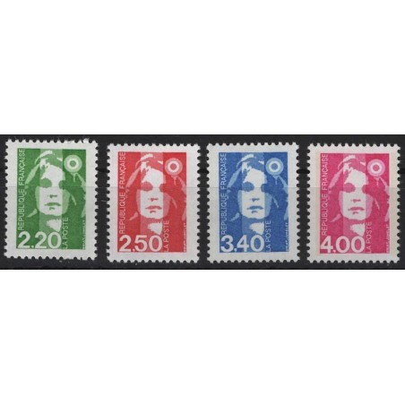 FRANCE 1991 Marianne of the Bicentenary 4v MNH**