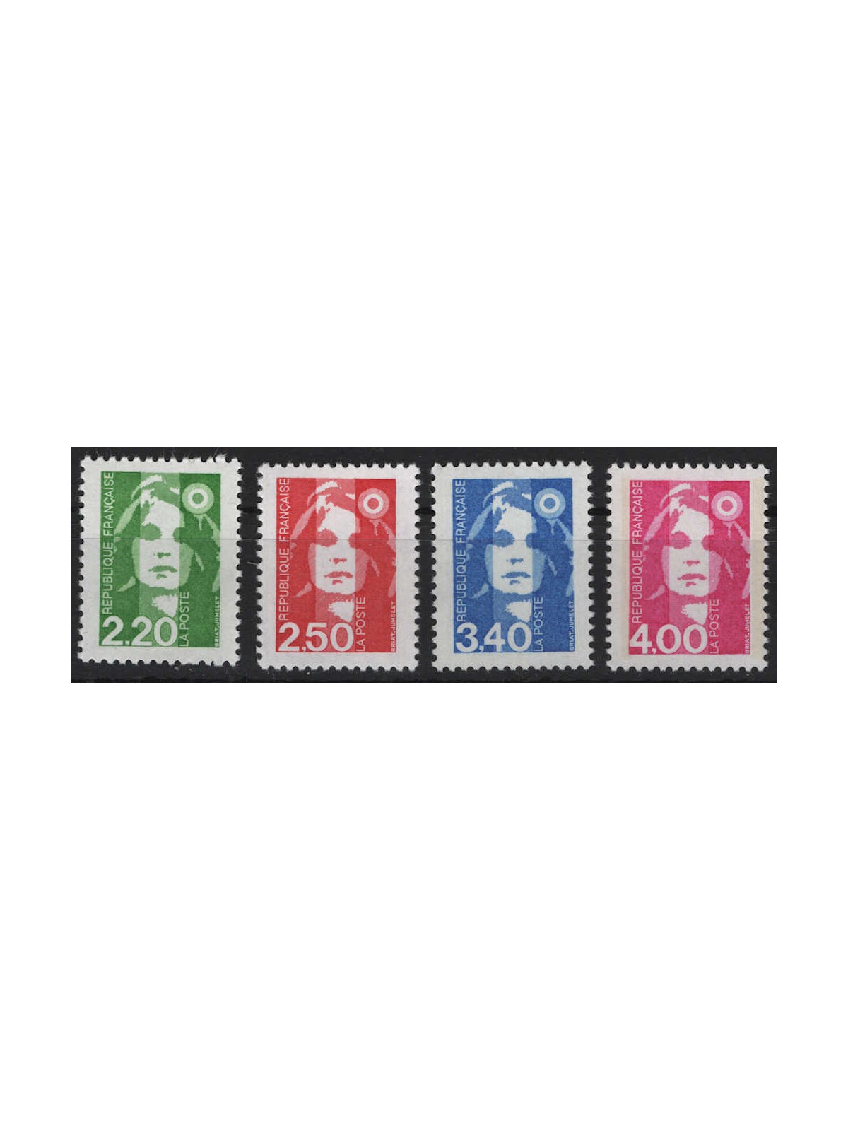 FRANCE 1991 Marianne of the Bicentenary 4v MNH**