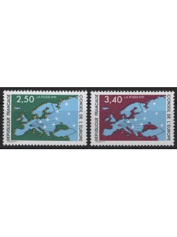 FRANCIA 1991 Servizio (Consiglio d'Europa) 2v MNH**