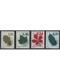 FRANCE 1994 Pre-cancelled (Tree leaves) 4v MNH**