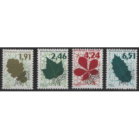 FRANCIA 1994 Preannullati (Foglie di alberi) 4v MNH**