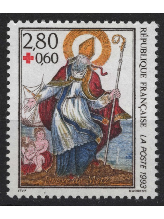 FRANCE 1993 Pro Red Cross MNH**