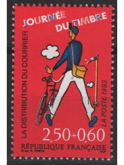 FRANCE 1993 Stamp Day MNH**