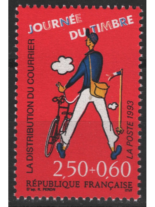 FRANCIA 1993 Giornata del Francobollo MNH**