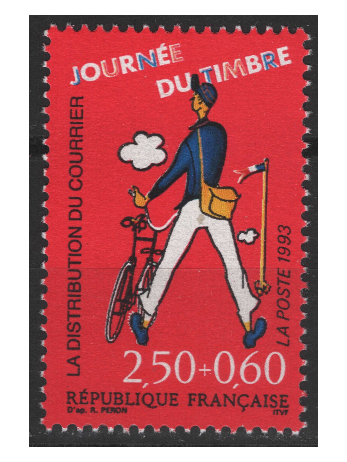 FRANCE 1993 Stamp Day MNH**