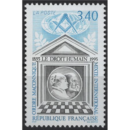 FRANCIA 1993 Ordine massonico MNH**