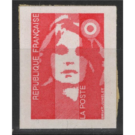 FRANCE 1993 Marianne (2,50 red imperforated) MNH**