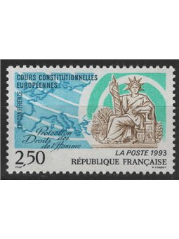 FRANCE 1993 Human Rights MNH**