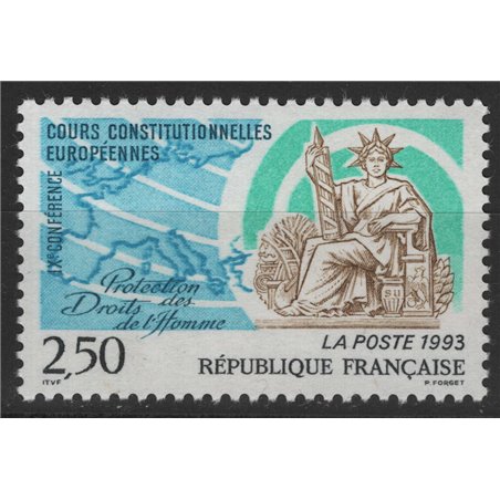 FRANCIA 1993 Diritti dell'Uomo MNH**