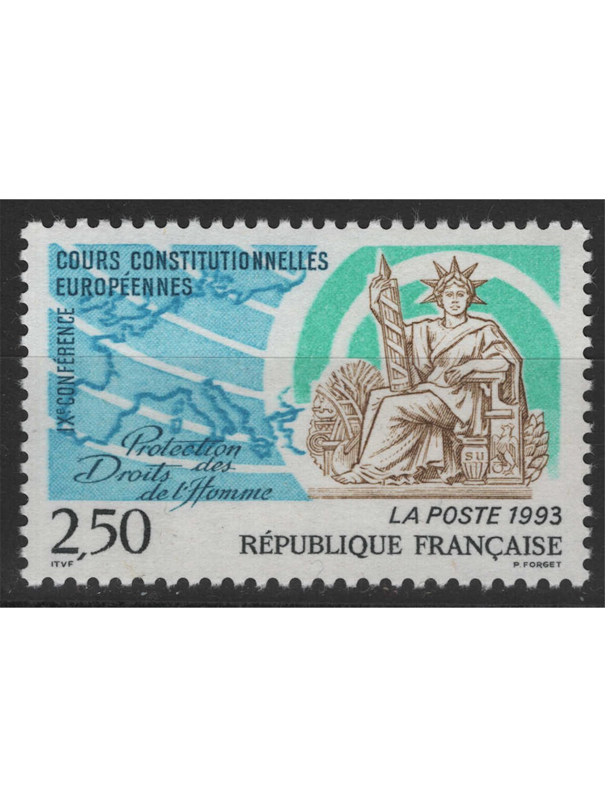 FRANCIA 1993 Diritti dell'Uomo MNH**
