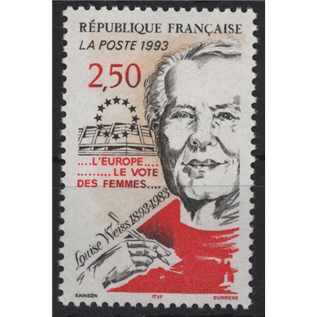 FRANCE 1993 Louise Weiss MNH**