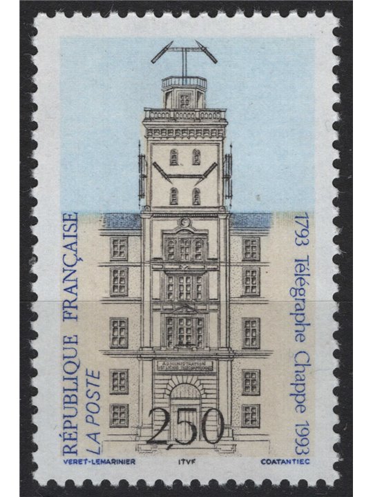 FRANCE 1993 Optical Telegraph MNH**