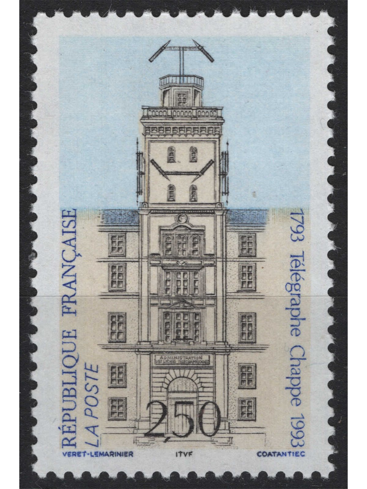 FRANCE 1993 Optical Telegraph MNH**