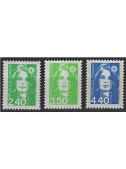 FRANCIA 1993 Marianna 3v MNH**
