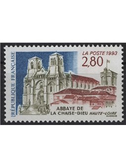 FRANCIA 1993 Serie turistica (Abbazia Chaise-Dieu) MNH**
