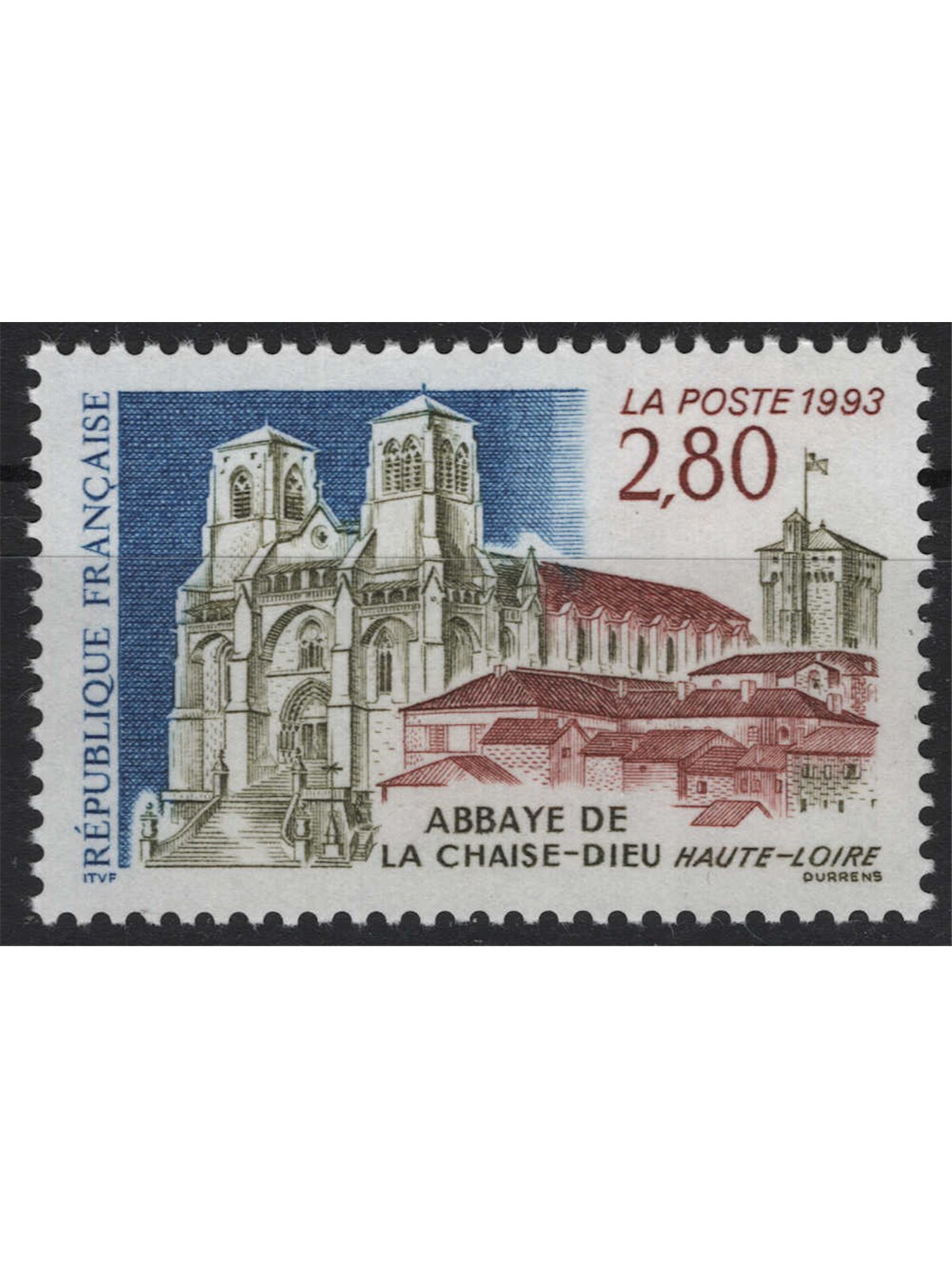 FRANCE 1993 Tourist Series (Chaise-Dieu Abbey) MNH**