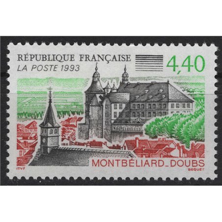 FRANCIA 1993 Serie turistica (Castello Montbeliard) MNH**