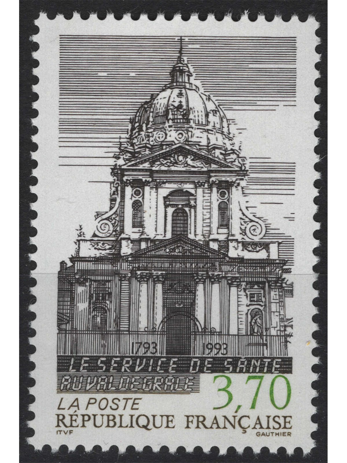 FRANCE 1993 Military Hospital MNH**