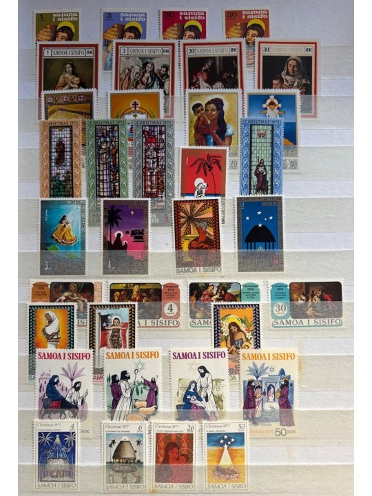 1970/1990 Tematica Natale Paesi Europei ed ex Colonie Inglesi MNH**