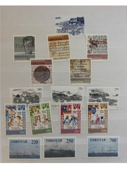 Faroe Islands Small Collection 1975 MNH**