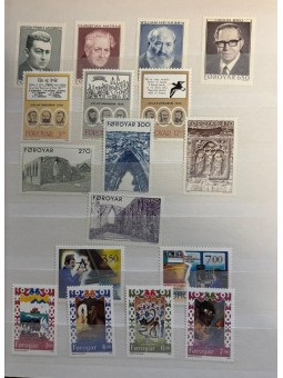 Faroer Piccola Collezione dal 1975 MNH**