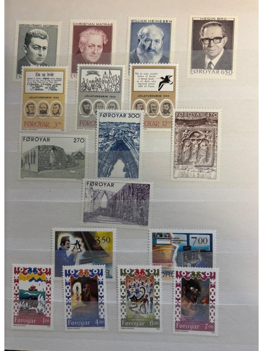 Faroer Piccola Collezione dal 1975 MNH**
