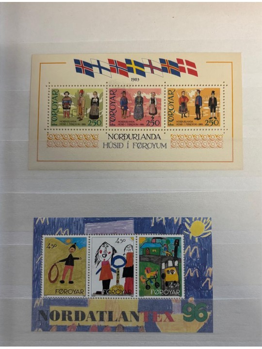 Faroer Piccola Collezione dal 1975 MNH**