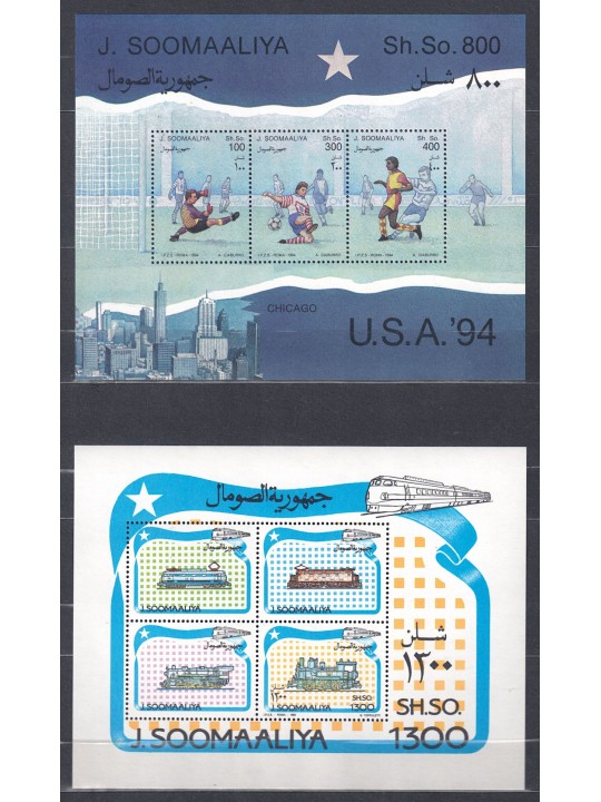 Somalia 1994–1996 Set of 28 stamps and 9 sheet MNH**