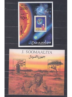 Somalia 1994–1996 Set of 28 stamps and 9 sheet MNH**