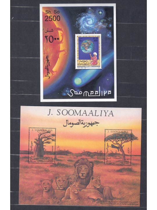 Somalia anni 1994-1996 Lotto di 28 francobolli e 9 BF MNH**
