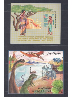Somalia 1994–1996 Set of 28 stamps and 9 sheet MNH**