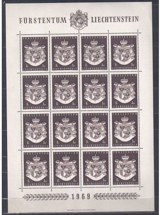 Liechtenstein anni 1960/1970 Lotto di 6 Minifogli MNH**
