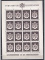 Liechtenstein anni 1960/1970 Lotto di 6 Minifogli MNH**
