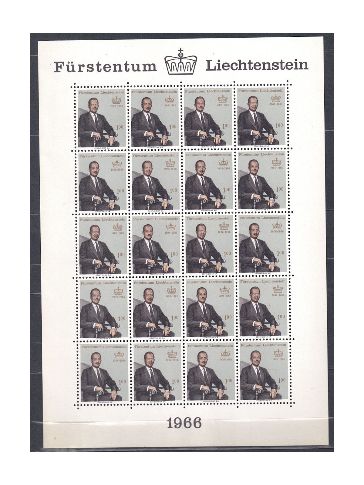 Liechtenstein 1960s/1970s Set of 6 mini-sheets MNH**