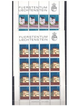 Liechtenstein anni 1974/1976 Lotto di 12 Minifogli MNH**