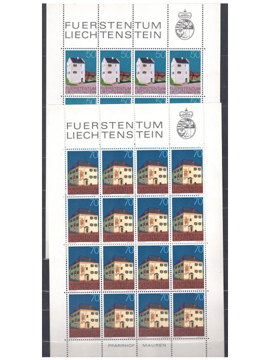 Liechtenstein anni 1974/1976 Lotto di 12 Minifogli MNH**