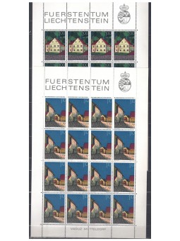 Liechtenstein 1974–1976 Set of 12 mini-sheets MNH**