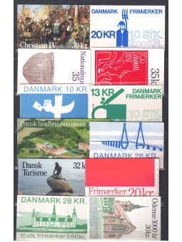 Danimarca anni 1980/1990 Lotto di 24 Libretti MNH**