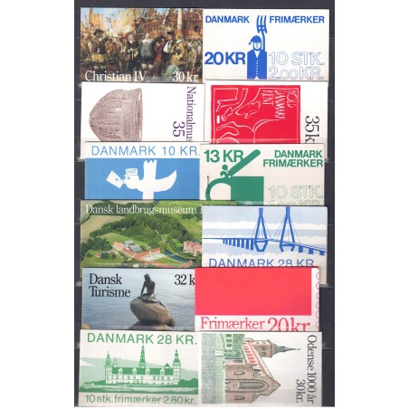Danimarca anni 1980/1990 Lotto di 24 Libretti MNH**