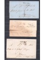Lotto di 6 Prefilateliche della Sicilia 1826-1841