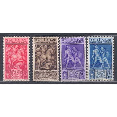 ITALY KINGDOM 1941 Bimillennium Titus Livius 4v MNH**