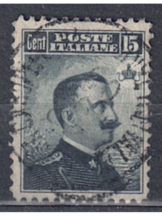 ITALIA REGNO 1906 Michetti 15c grigio nero us